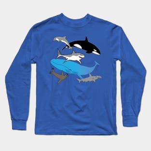 Marine life, wildlife gifts, Sealife Bliss Long Sleeve T-Shirt